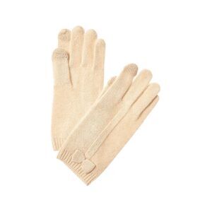 Phenix Bow Touch Tech Cashmere Gloves, Brown
